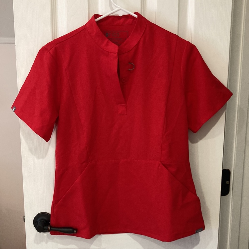 Red Scrub Set